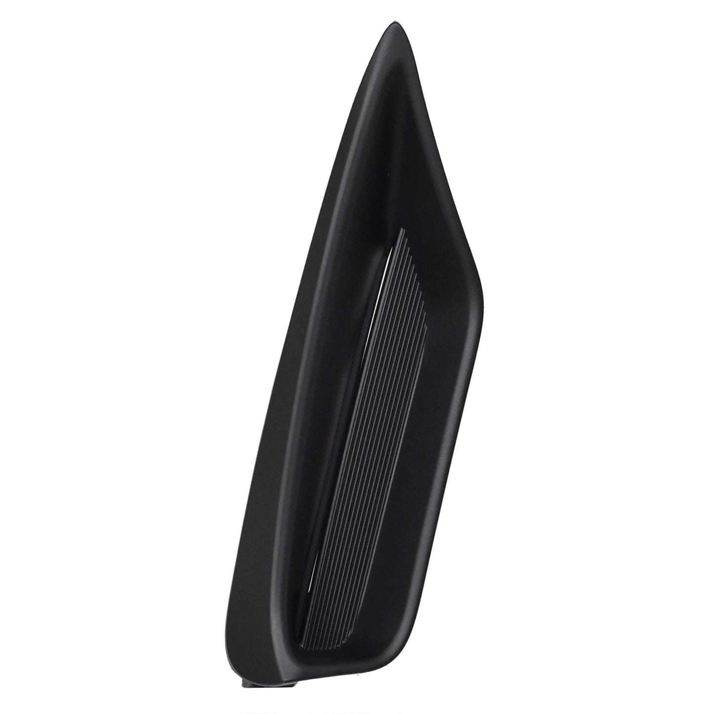 Replacement Black Textured Poly Front Passenger Side Upper Bumper Cover Grille