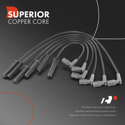 6x Spark Plug Wire Set for Chevy Equinox (2005–2009) Malibu Buick Pontiac G6