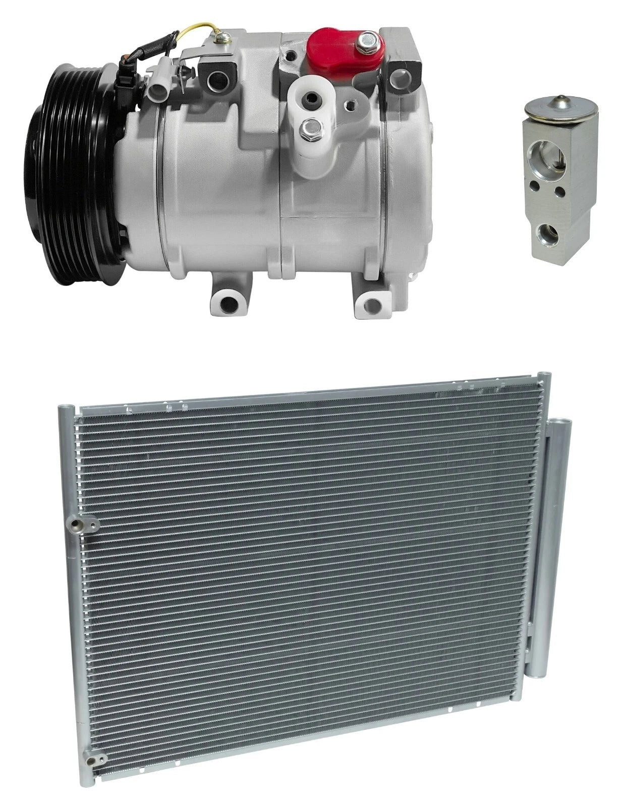 AC Compressor Kit with Condenser for Toyota Sienna 3.3L (2004–2010)