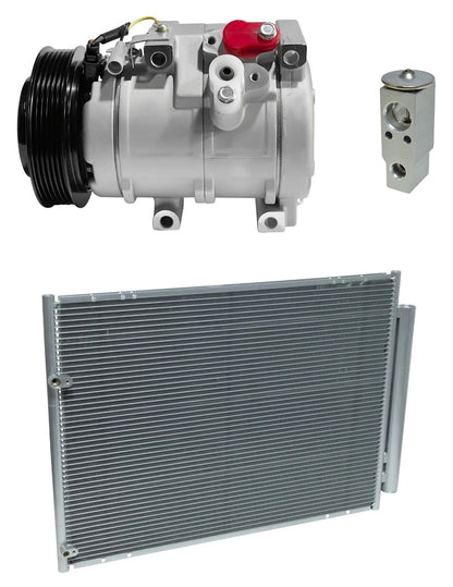 AC Compressor Kit with Condenser for Toyota Sienna 3.3L (2004–2010)