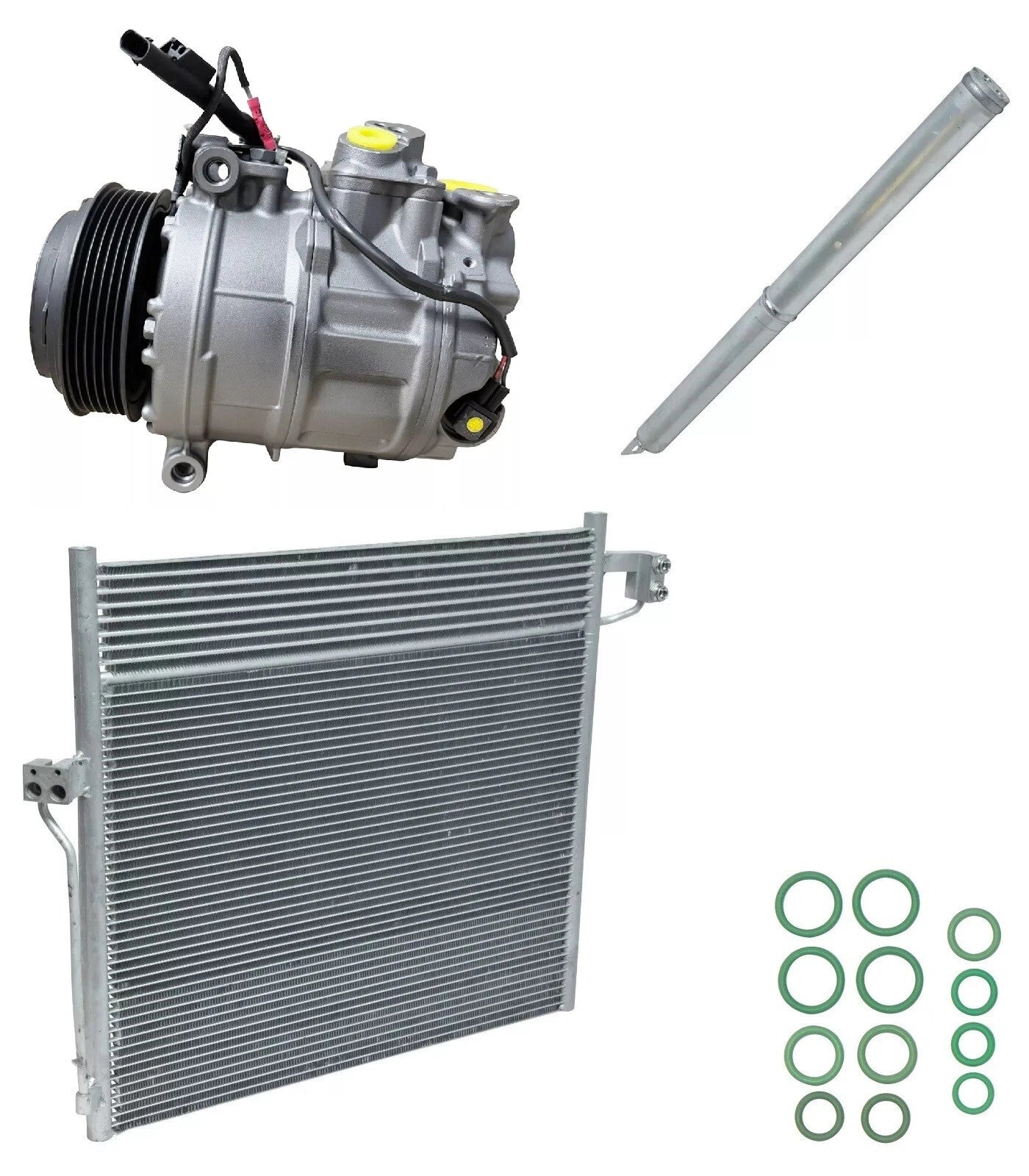 A/C Compressor Kit With Condenser Replacement for Mercedes GLE450 AMG (2016–2016)