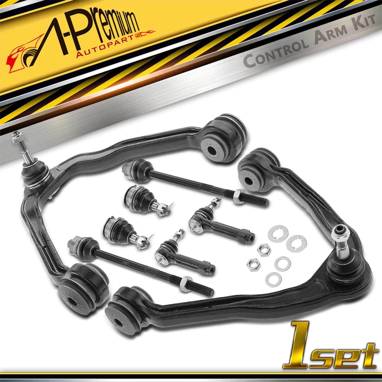 6x Front Ball Joint & Tie Rod End for Chevy Equinox Pontiac Torrent (2005–2009)