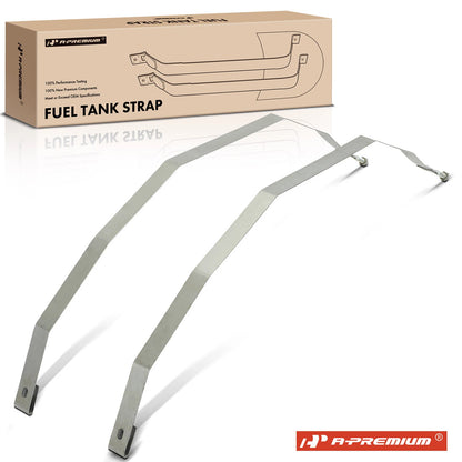 2X Steel Fuel Tank Straps for Chevy Corvette (1984–1996)