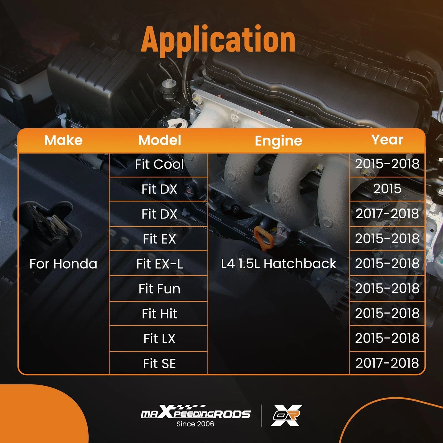 Engine Oil Assembly for Honda DX EX-L SE 1.5L (2015–2018)