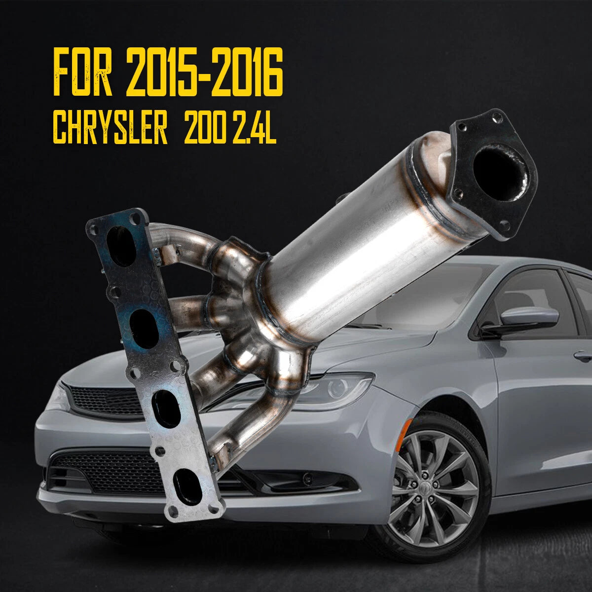 Front Manifold with Catalytic Converter for 2015–2016 Chrysler 200 2.4L