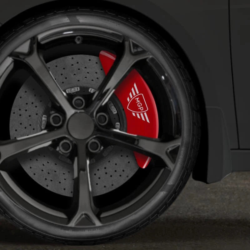 Set of 4 Red Caliper Covers w/'MGP' for 2017-2018 Mercedes-Benz E300