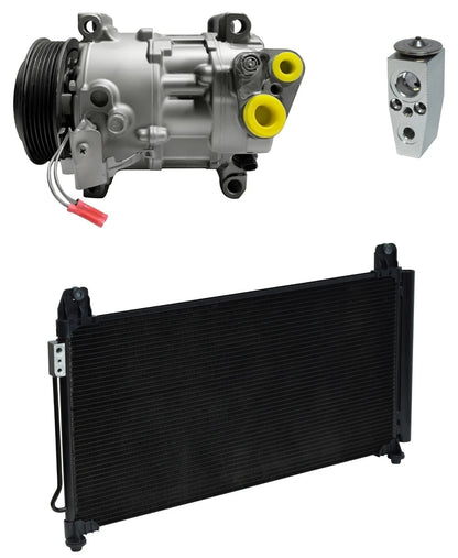 AC Compressor Kit With Condenser for GMC Sierra 3500 HD 6.6L (2017–2017)