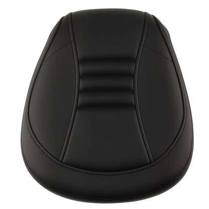 Black Low Profile Driver Seat for Harley Touring (2009–2024) Leather