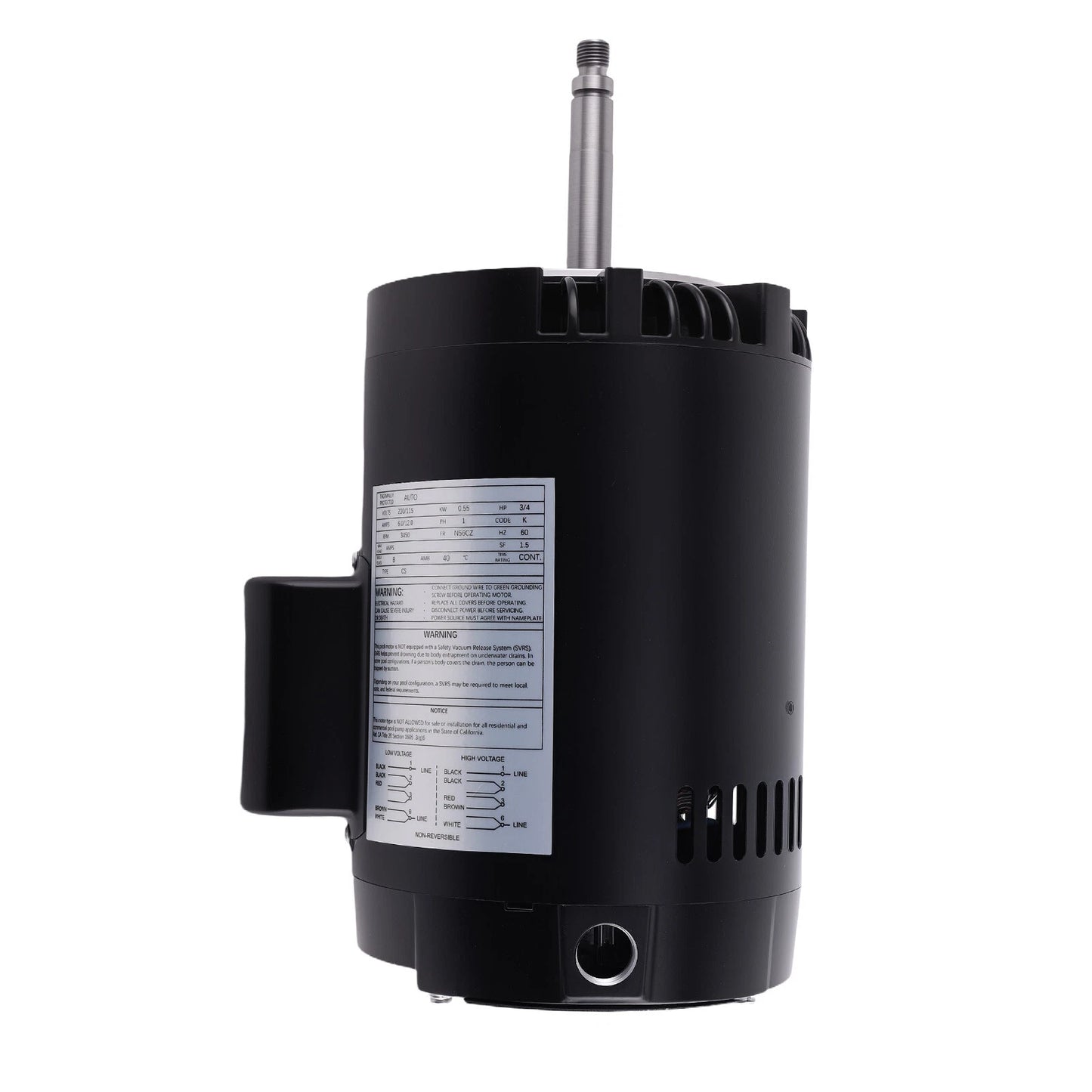 3450RPM Pool Pump Motor for Polaris PB4-60 B625 (2000–2005)
