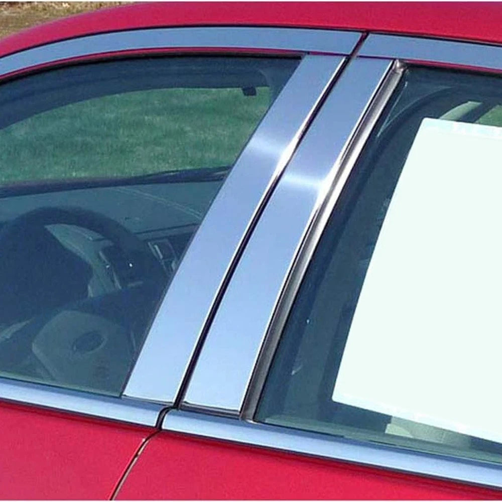 Luxury Chrome Pillar Post Set 4pc for 2006 Lincoln Zephyr