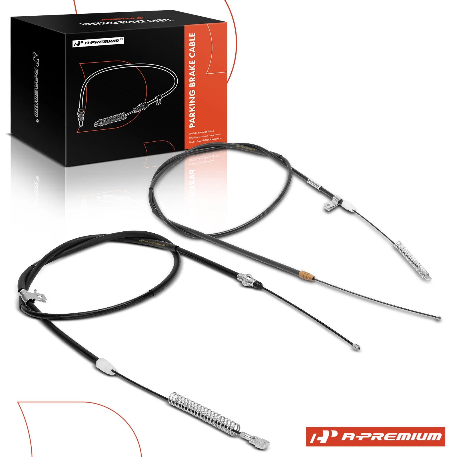 2X Rear Parking Brake Cable for Chevy Silverado 1500 GMC Sierra 1500 (2007–2013)