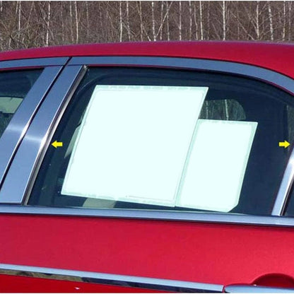 Luxury FX Chrome Pillar Post Set 6pc for Lincoln MKZ (2006–2012)