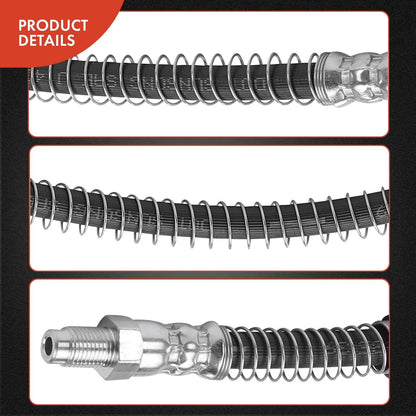 2X Front Brake Hydraulic Hose for Mercedes-Benz SL63 AMG SL65 AMG (2009–2019)