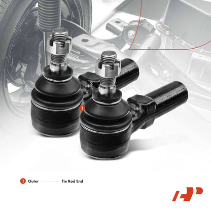 3X Front Rack & Pinion Tie Rod End Kit for Chevrolet Camaro (2010–2015)