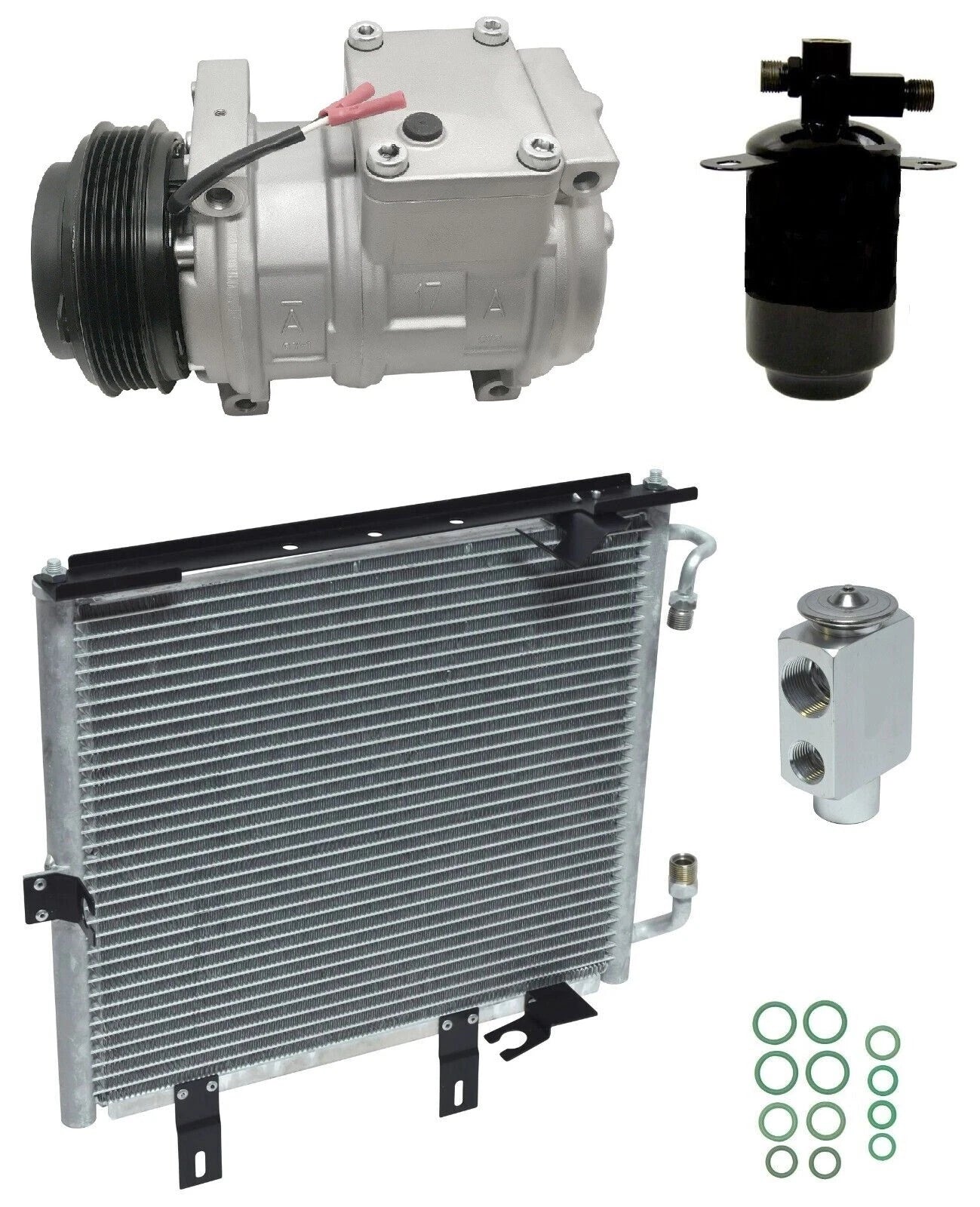 A/C Compressor Kit With Condenser for BMW 325iS 2.5L (1988–1989)
