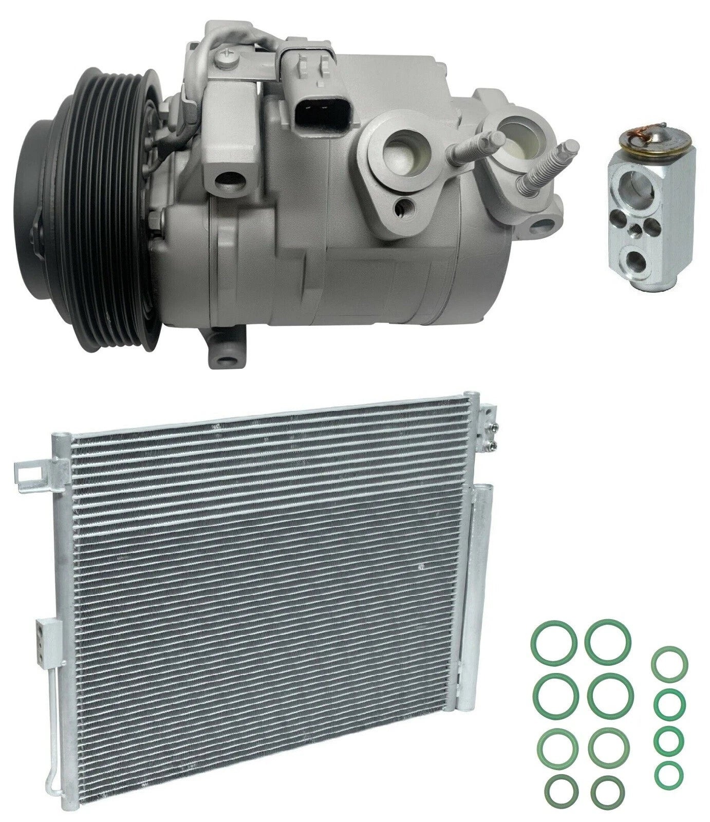 A/C Compressor Kit With Condenser for Jeep Grand Cherokee 6.4L (2013–2013)