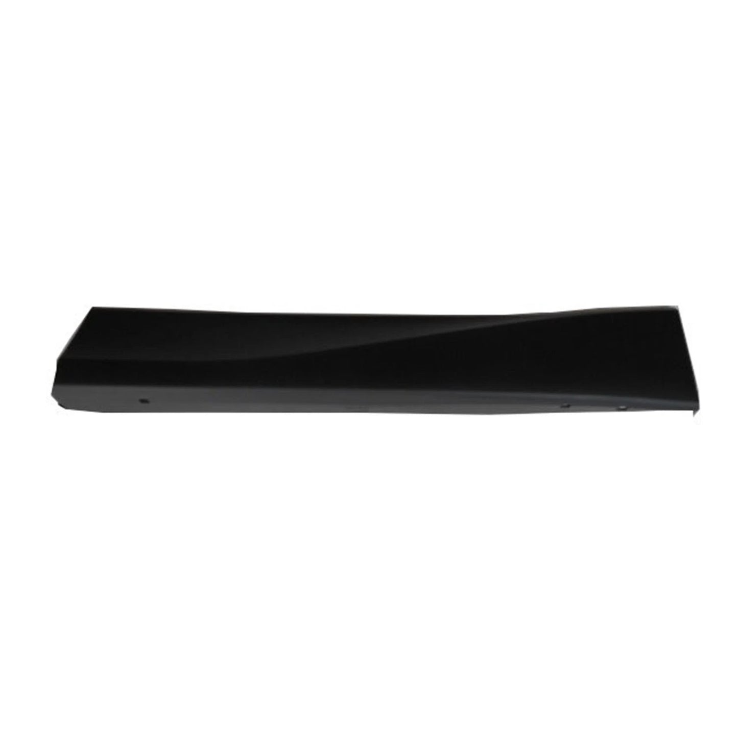 Replacement Black Textured Plastic Driver Rear Lower Door Molding w/o Chrome