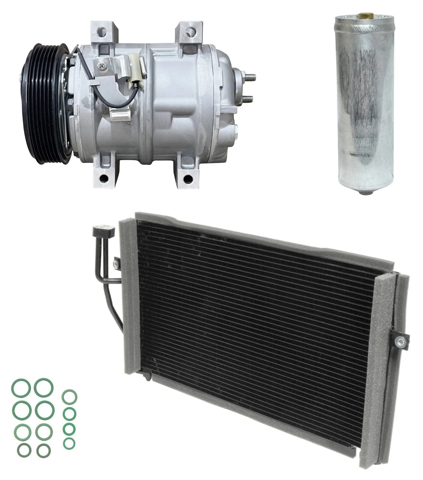 AC Compressor Kit With Condenser for Volvo S40 2.5L (2004–2007)