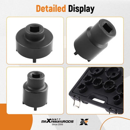 Grooved Lock Nuts Socket Set for KM4–KM12 (2014–2021)
