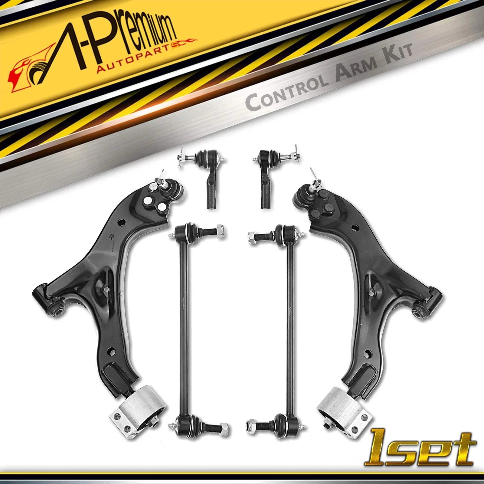 6x Front Lower Control Arm Sway Bar Link for Chevrolet Equinox (2005–2019)