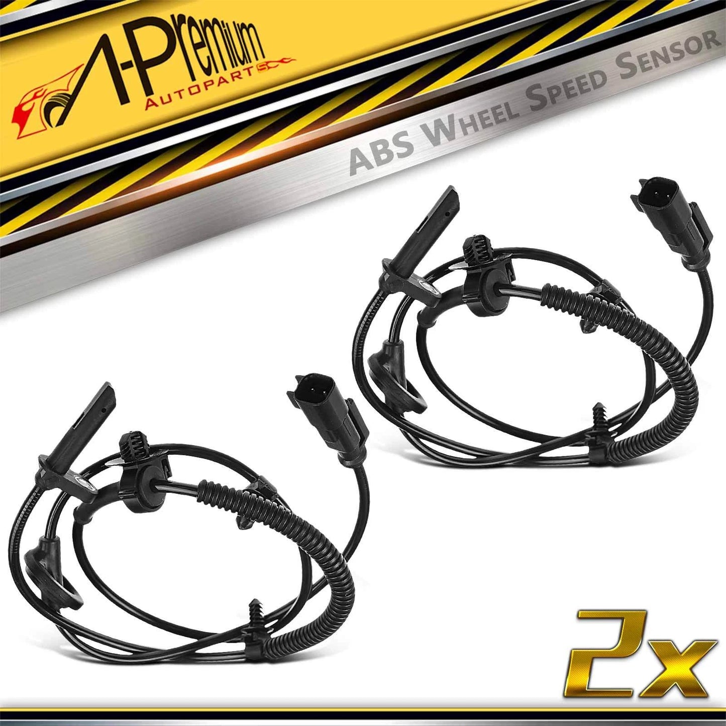 2x Front ABS Wheel Speed Sensors for Chevy Traverse GMC Acadia (2009–2023)
