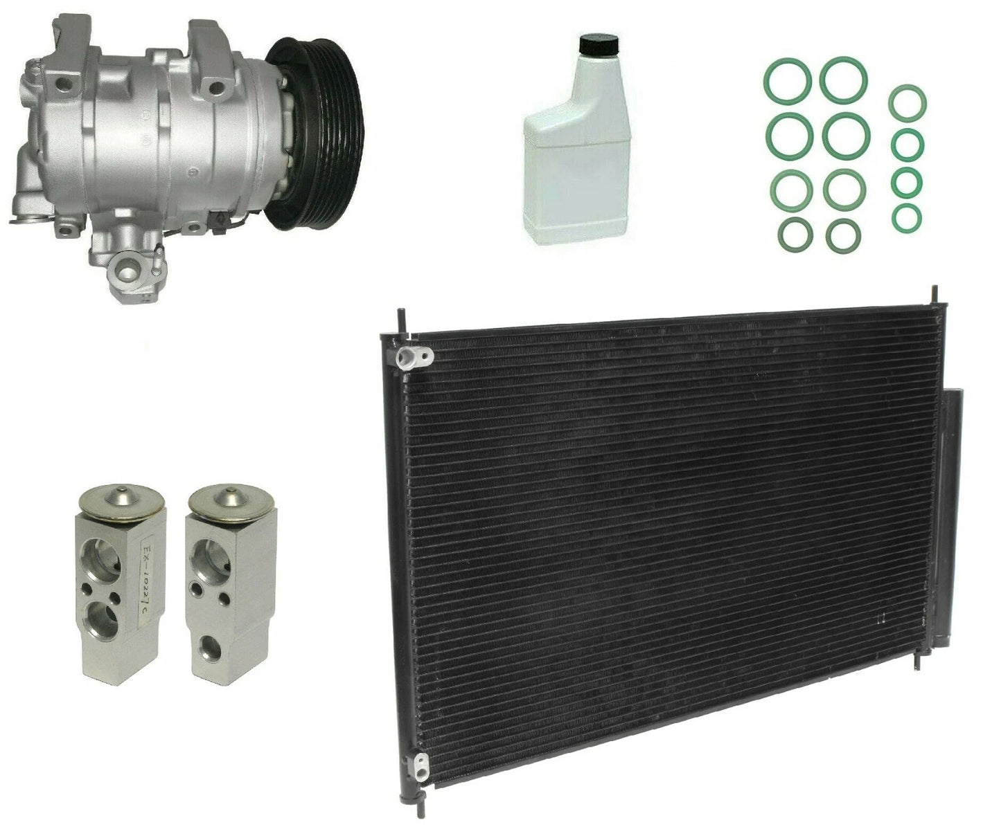 AC Compressor Kit Replacement With Condenser for Jeep Grand Cherokee (2011–2021)
