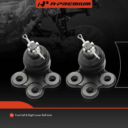 2X Front Lower Side Ball Joint for Chevy Equinox GMC Terrain (2010–2017)