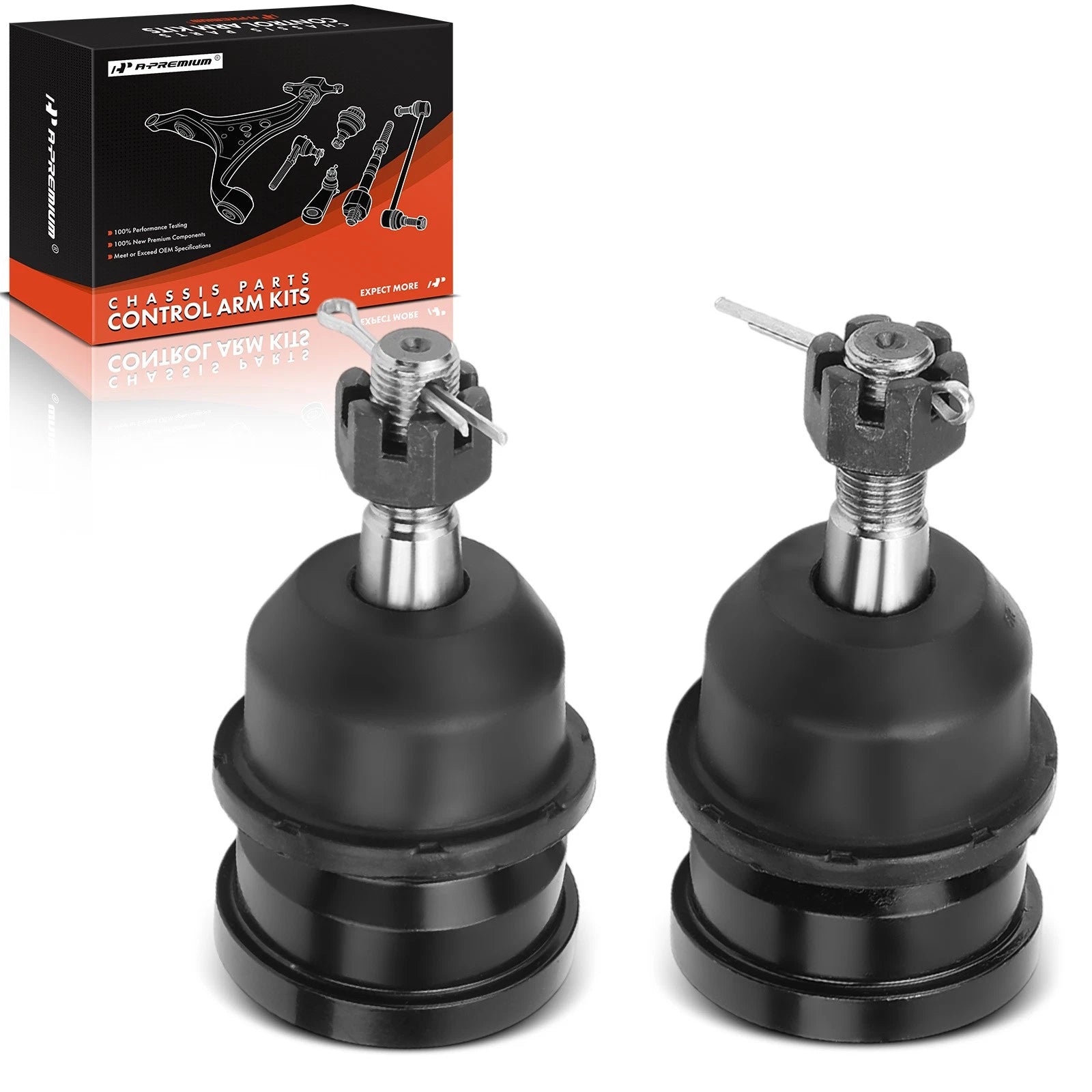 2X Front Lower Side Ball Joint for Chevrolet Corvette (1984–1996)