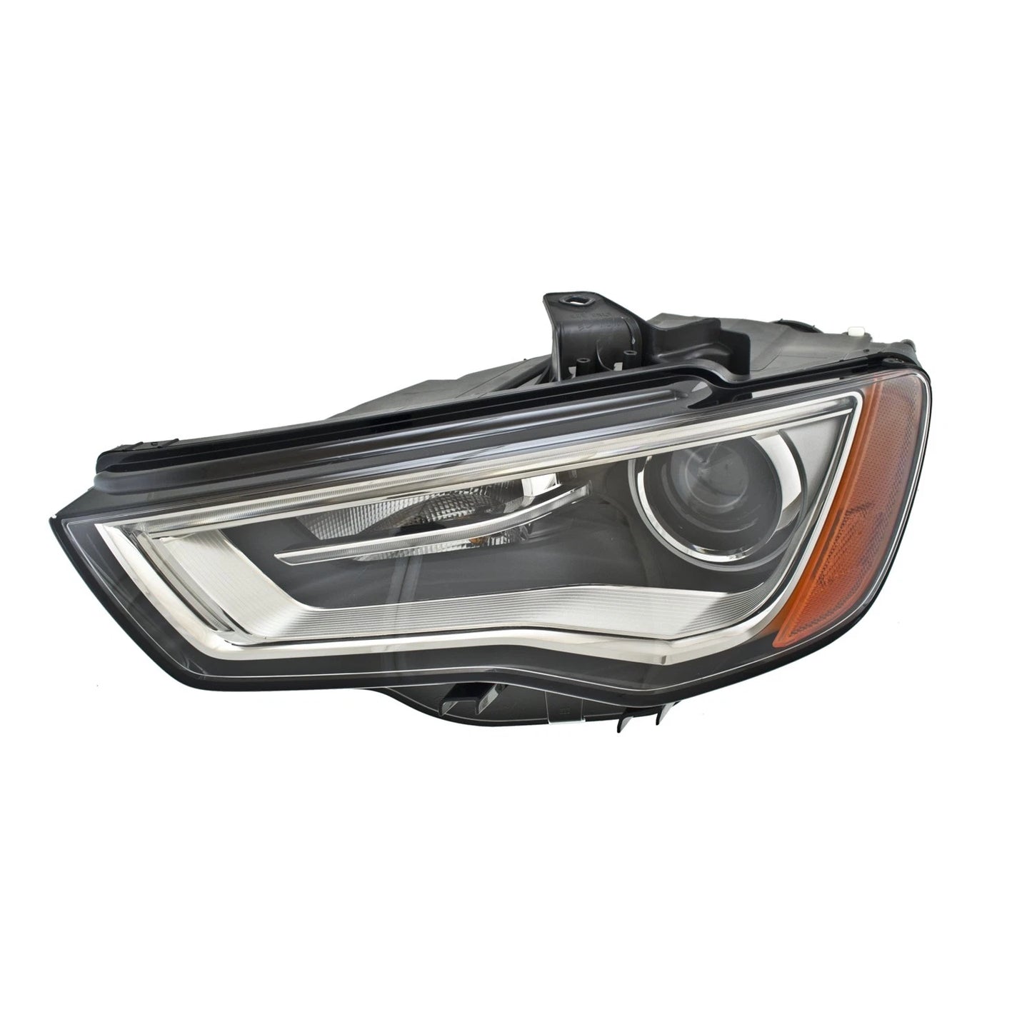Replacement Plastic Driver Bi-Xenon Headlight Lens Housing w/o Adaptive Lamps