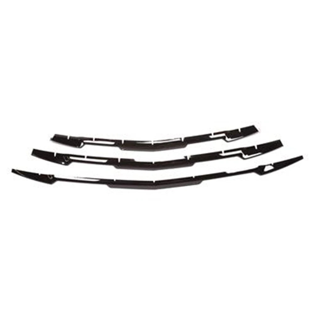 5pc Bar Style Grille Insert Gloss Black for 2021-22 Chevy Trailblazer