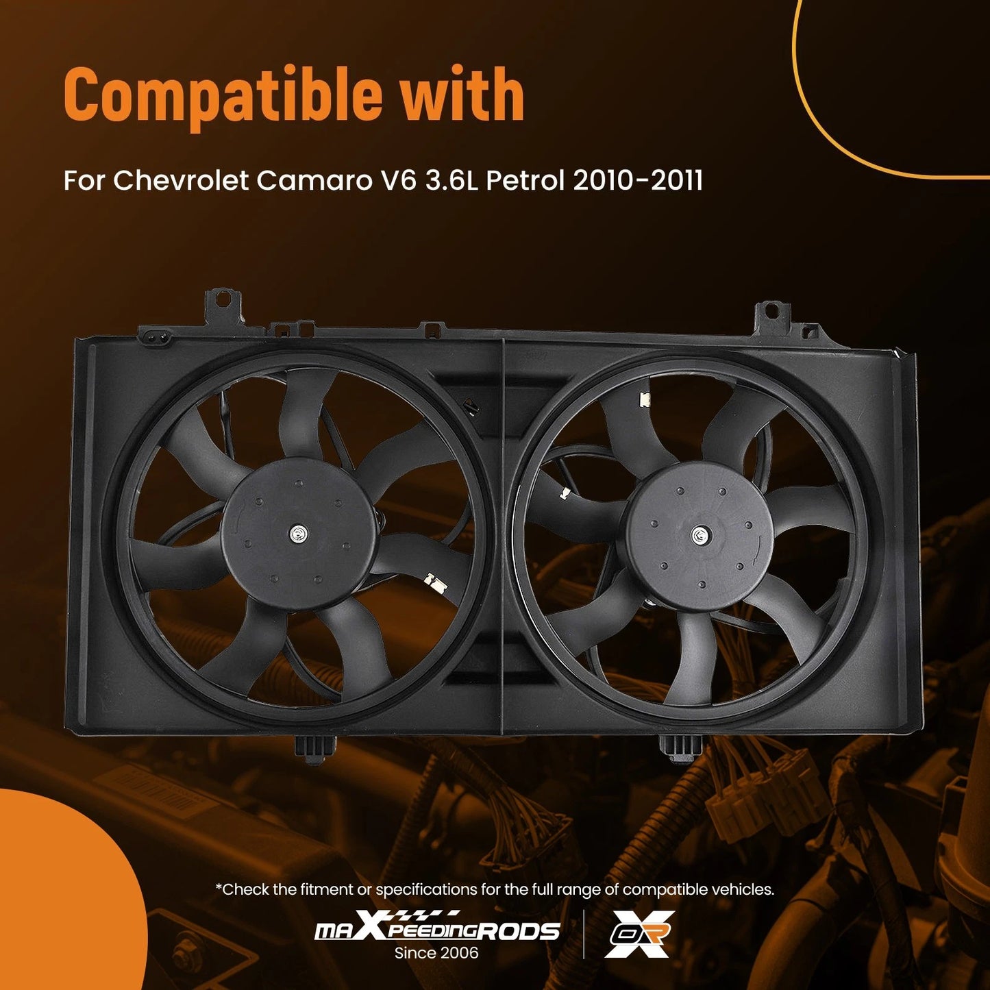 Cooling Fan for Chevrolet Camaro V6 Petrol (2010–2011)