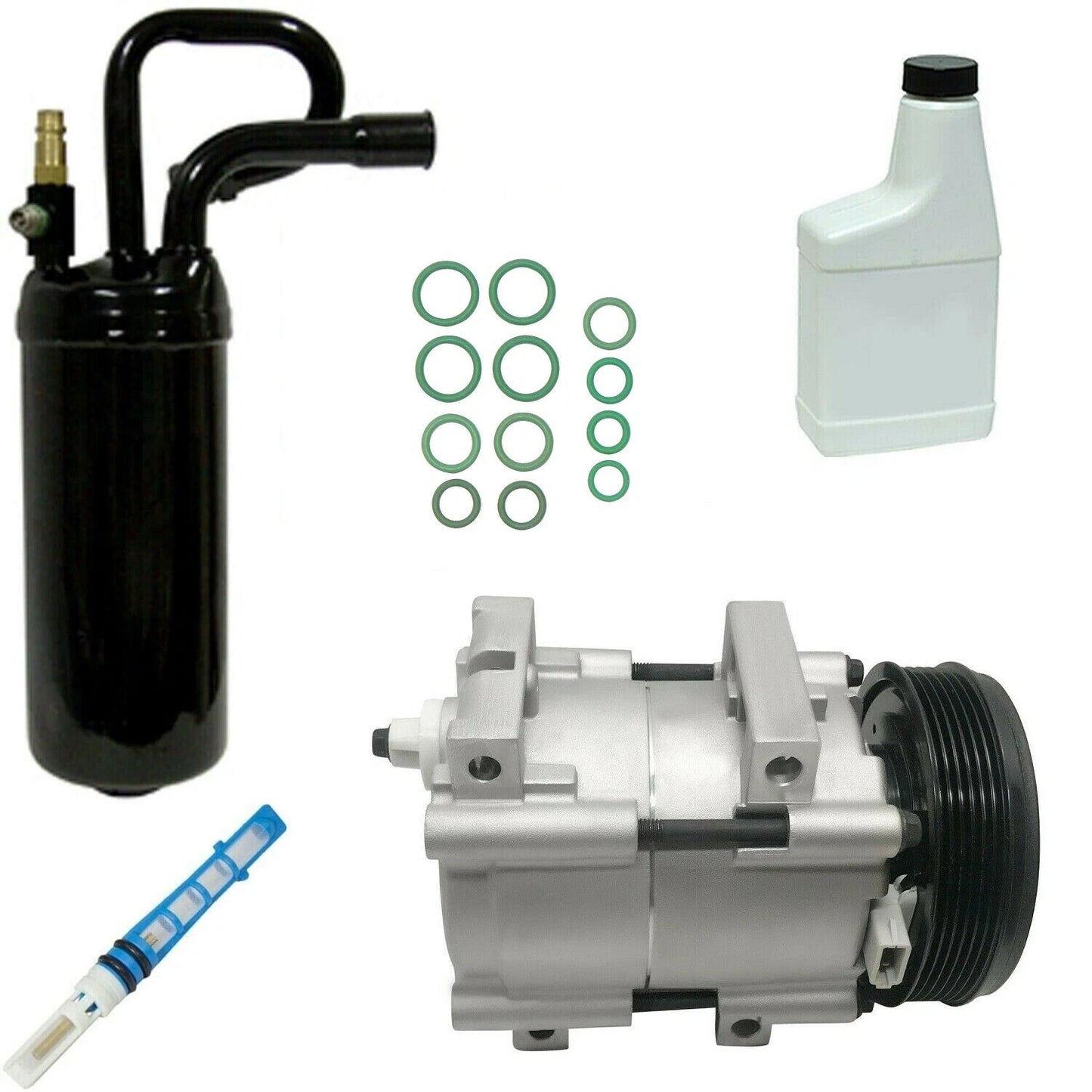 AC Compressor Kit Replacement for Toyota Land Cruiser Prado (1996–2002)