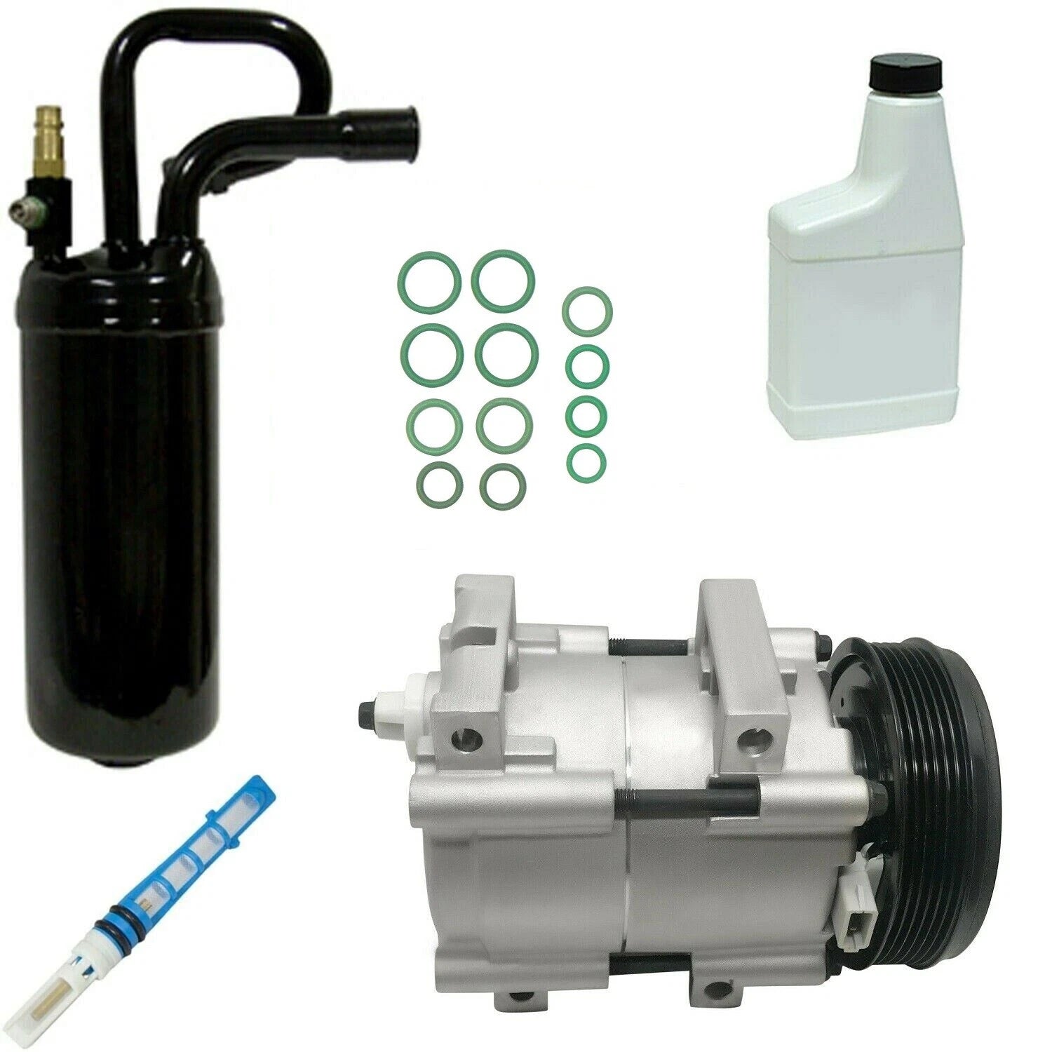 AC Compressor Kit Replacement for Toyota Land Cruiser Prado (1996–2002)