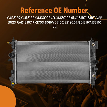 Engine Radiator for Chevrolet Cruze (2011–2013)