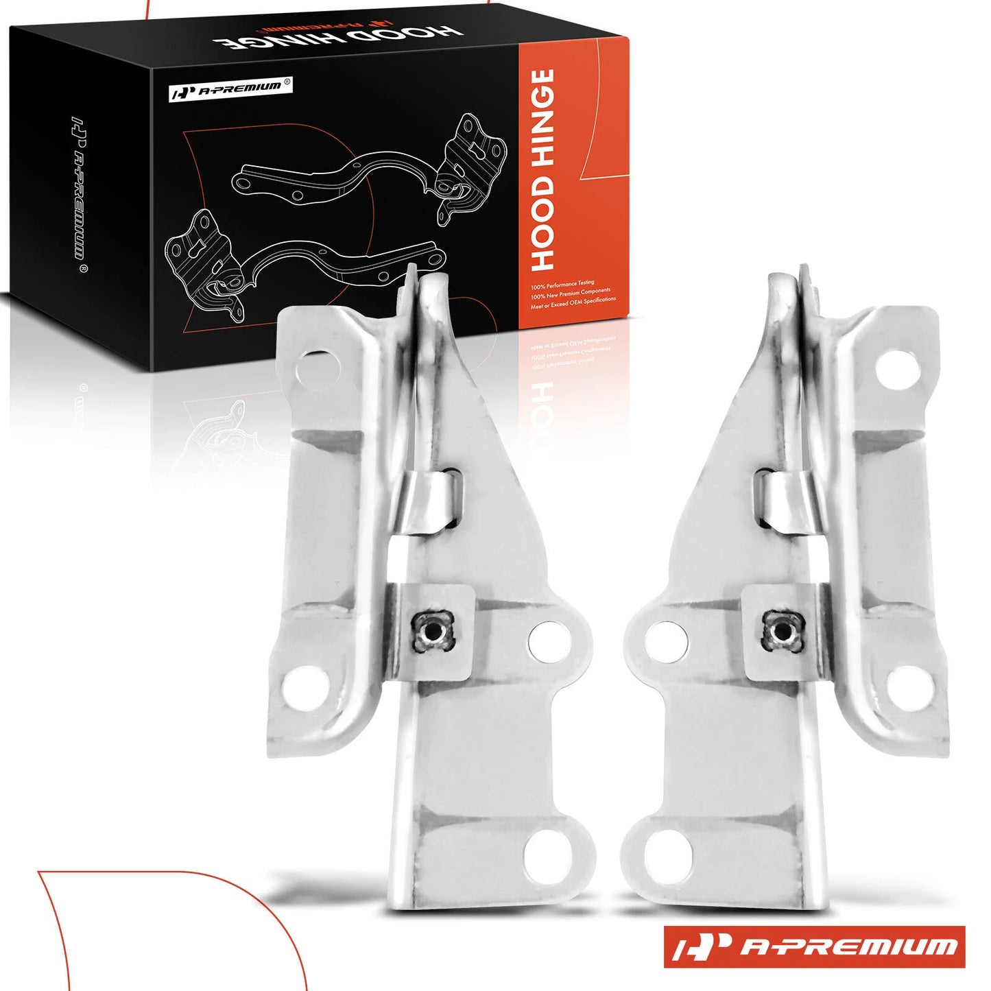 2X Front Left & Right Hood Hinges for Chevrolet Colorado GMC Canyon (2004–2012)