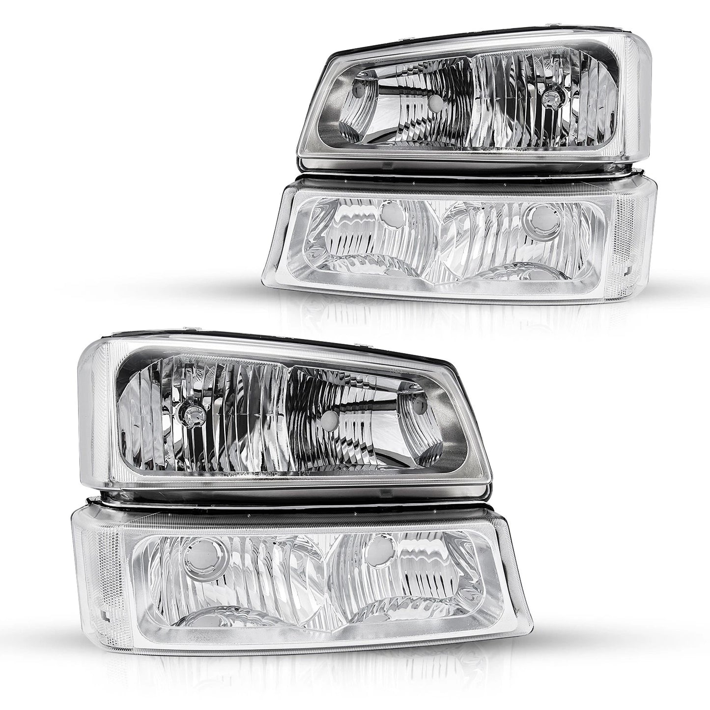 Headlight Assembly for Chevy Silverado 1500 2500HD (2003–2007)