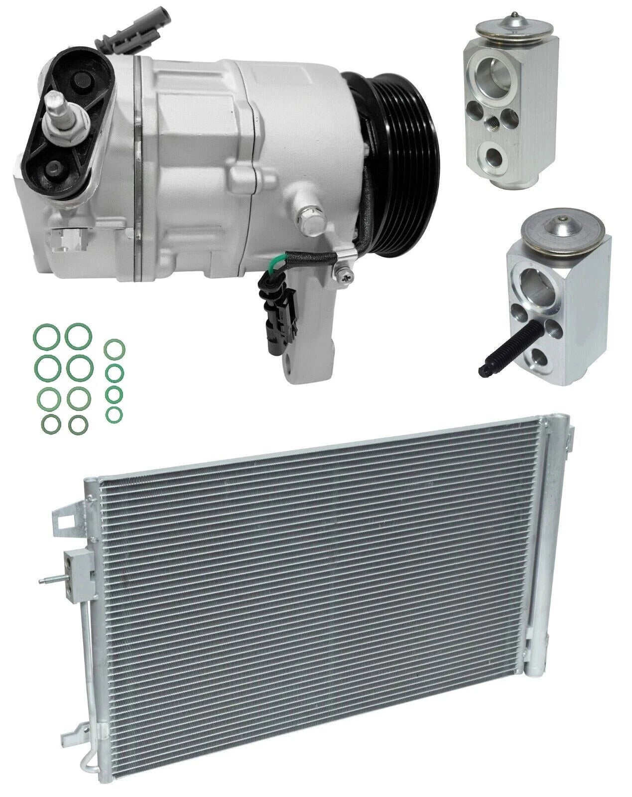 A/C Compressor Kit with Condenser for GMC Acadia 3.6L (2013–2017)