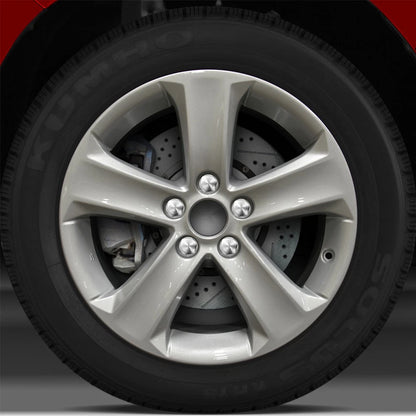 17x7 Factory Wheel (Bright Medium Silver) For 2013-2015 Toyota Rav4