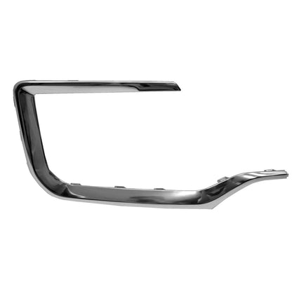 Replacement Satin/Chrome ABS Plastic Front Passenger Side Bumper Cover Molding