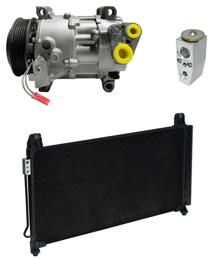 AC Compressor Kit With Condenser for GMC Sierra 3500 HD 6.6L (2015–2016)