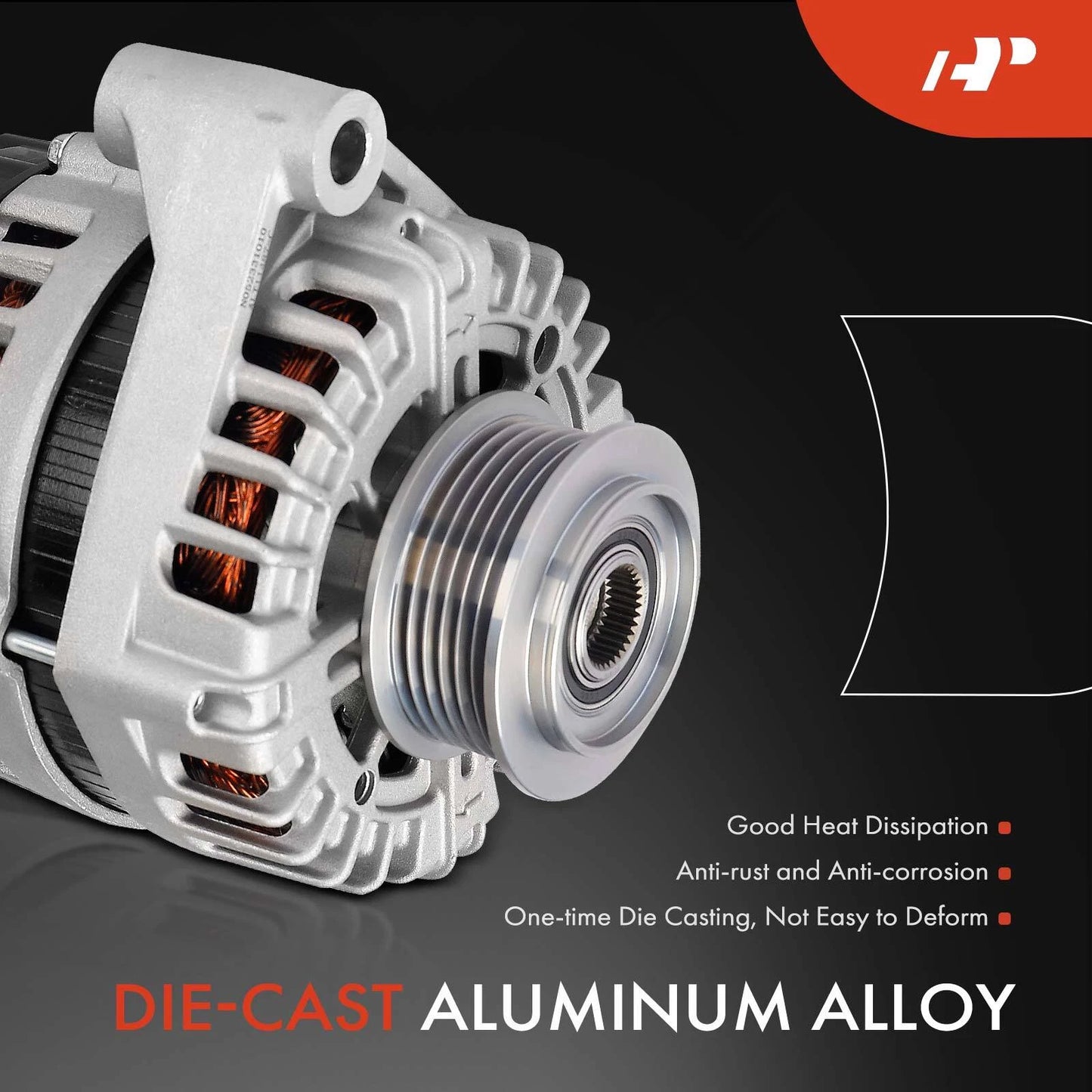 Alternator for Chevrolet Camaro (2010–2015) 6.2L 150A 6-Groove