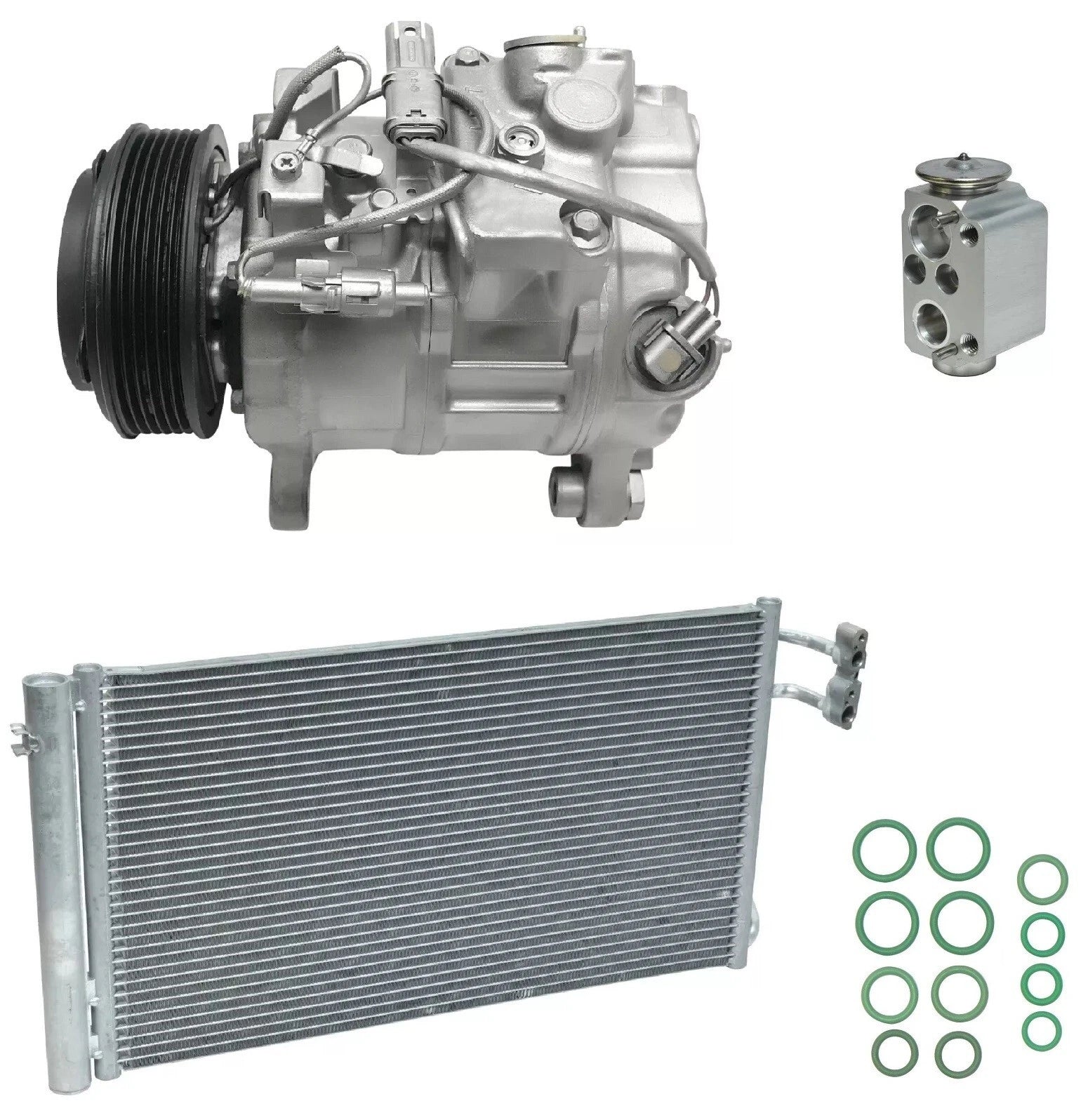 AC Compressor Kit With Condenser for BMW X1 2.0L (2013–2016)