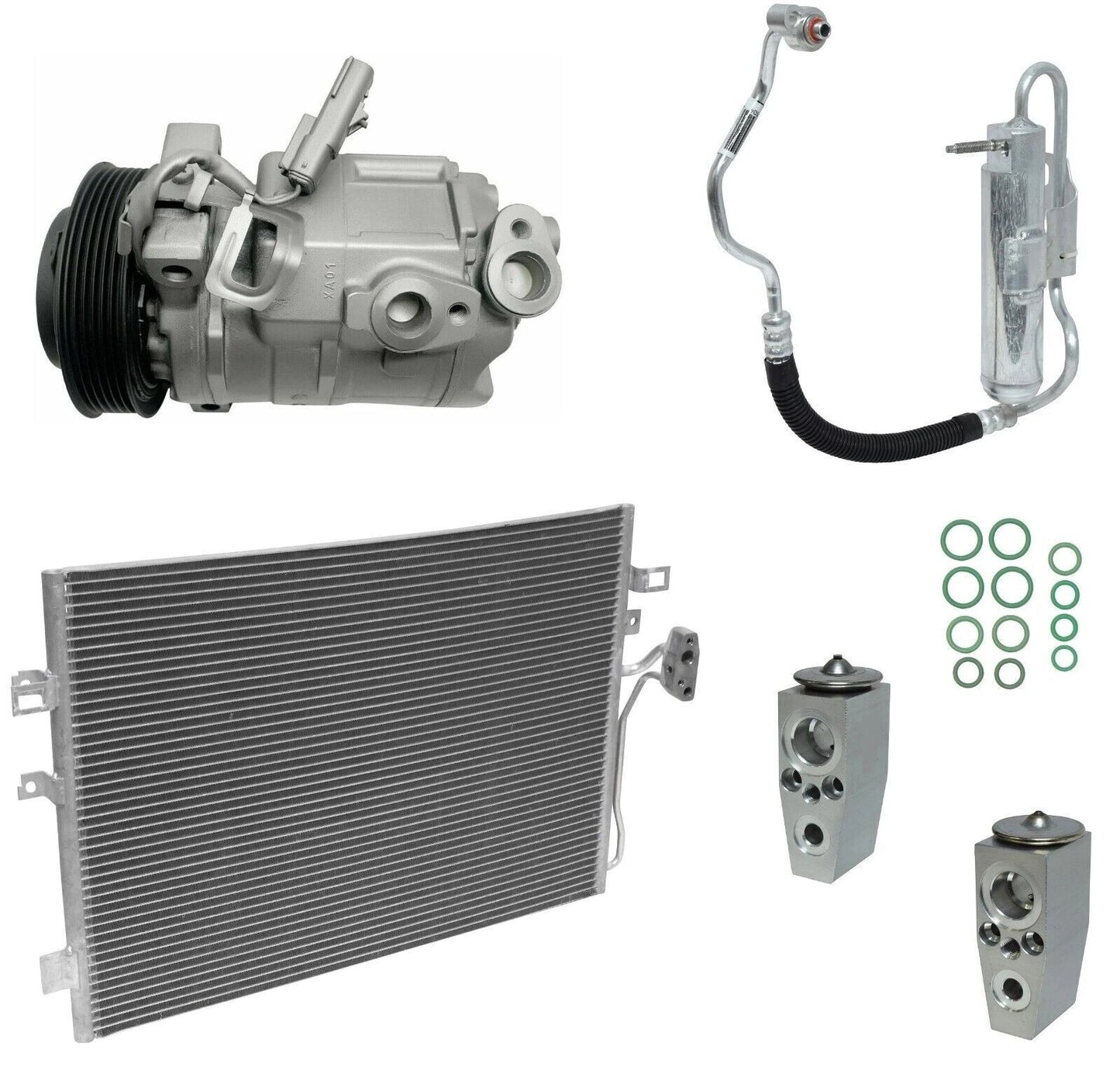 AC Compressor Kit With Condenser for Dodge Journey 2.4L (2014–2014)