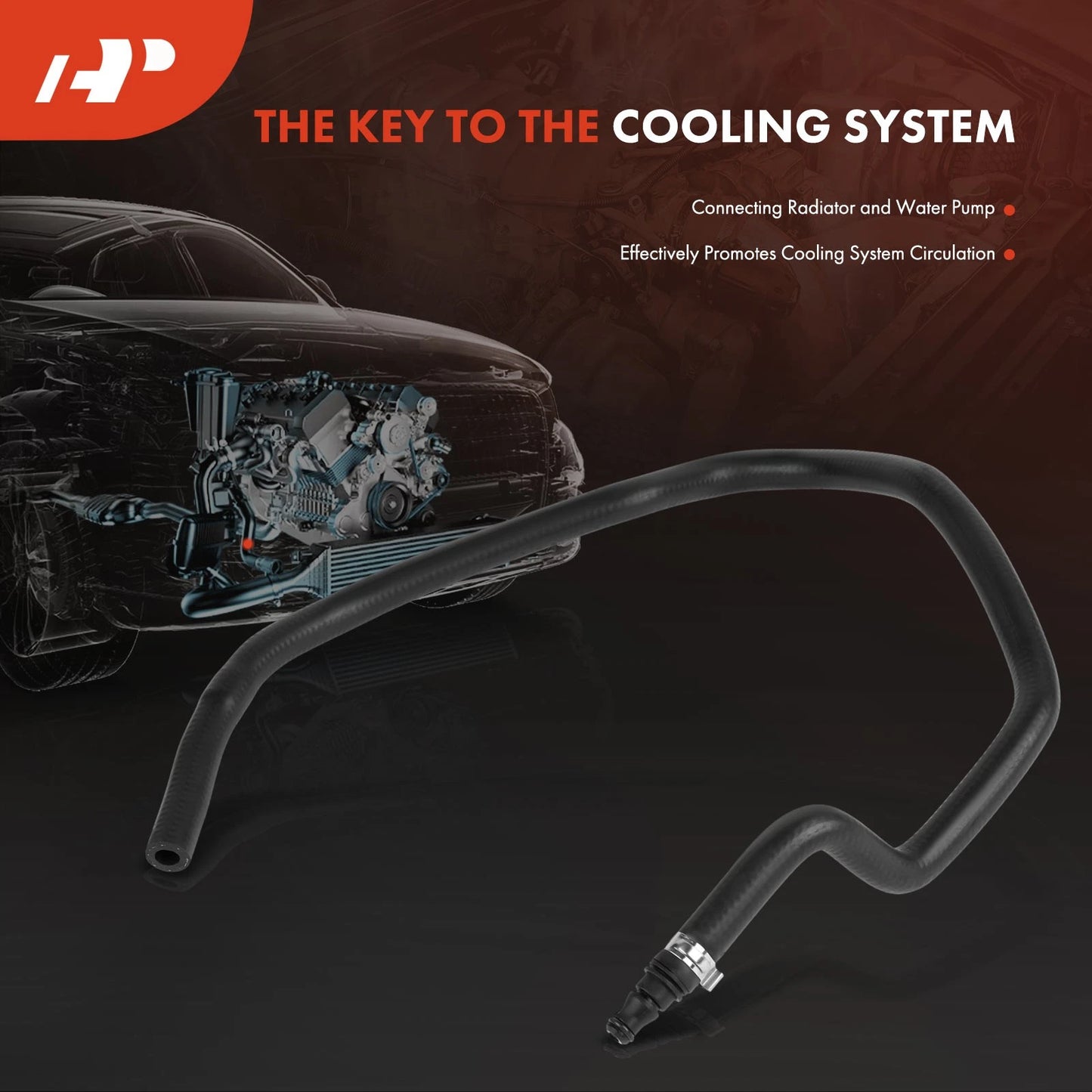 Coolant Overflow Hose for Mercedes-Benz C216 S600 S65 AMG CL600 (2007–2014)