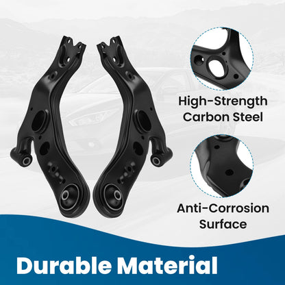 4x Front Lower Control Arm w/ Tie Rod for Toyota RAV4 Lexus NX 300 (2006–2021)
