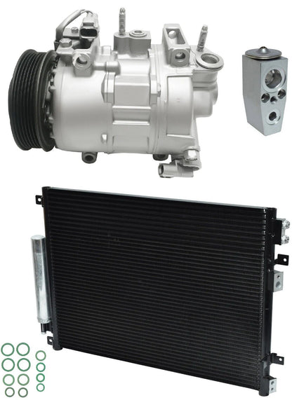 AC Compressor Kit w Condenser for Dodge Challenger 3.6L (2015–2015)