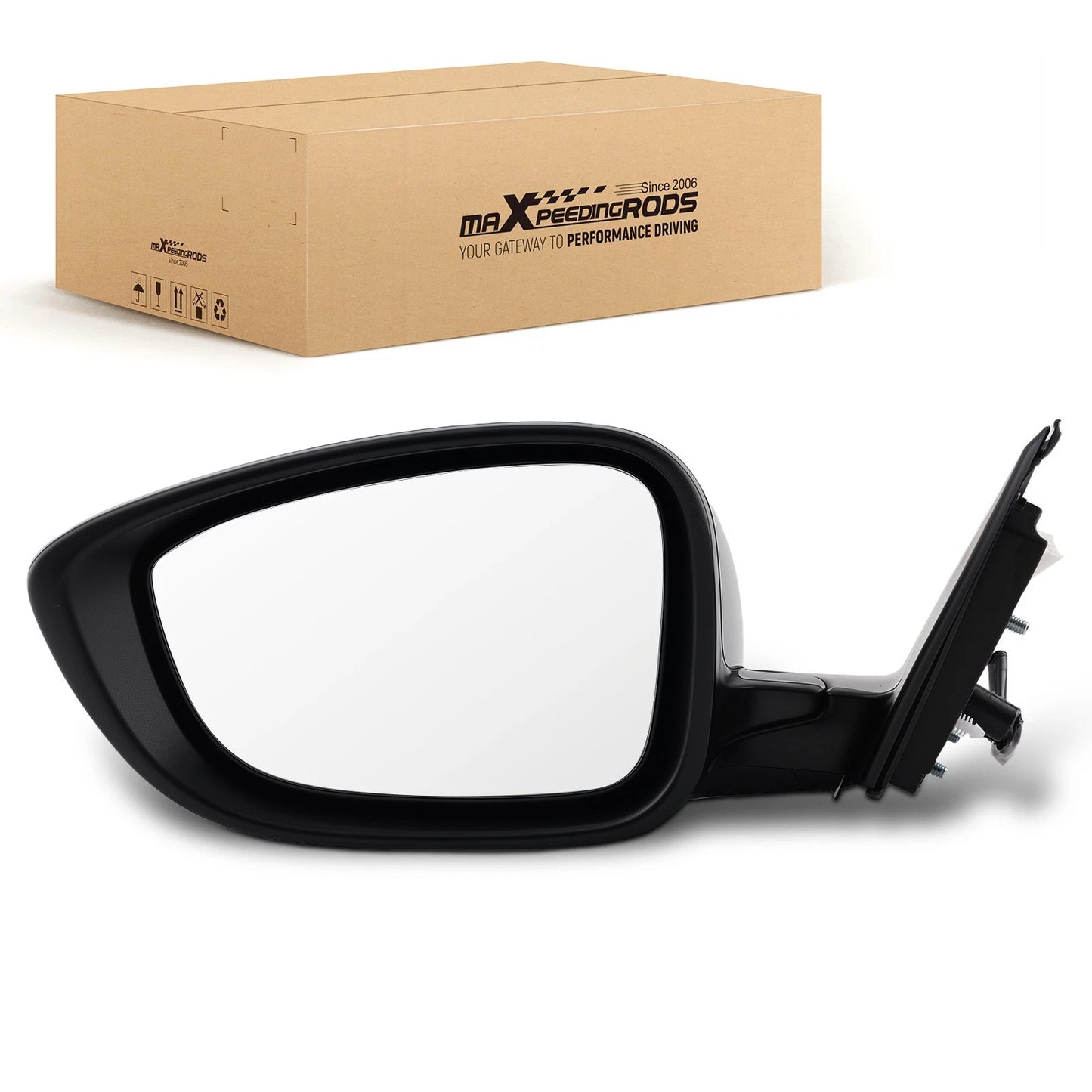 Driver Door Side Mirror for Honda Accord 1.5L (2018–2021) 76258TVAA02 Black