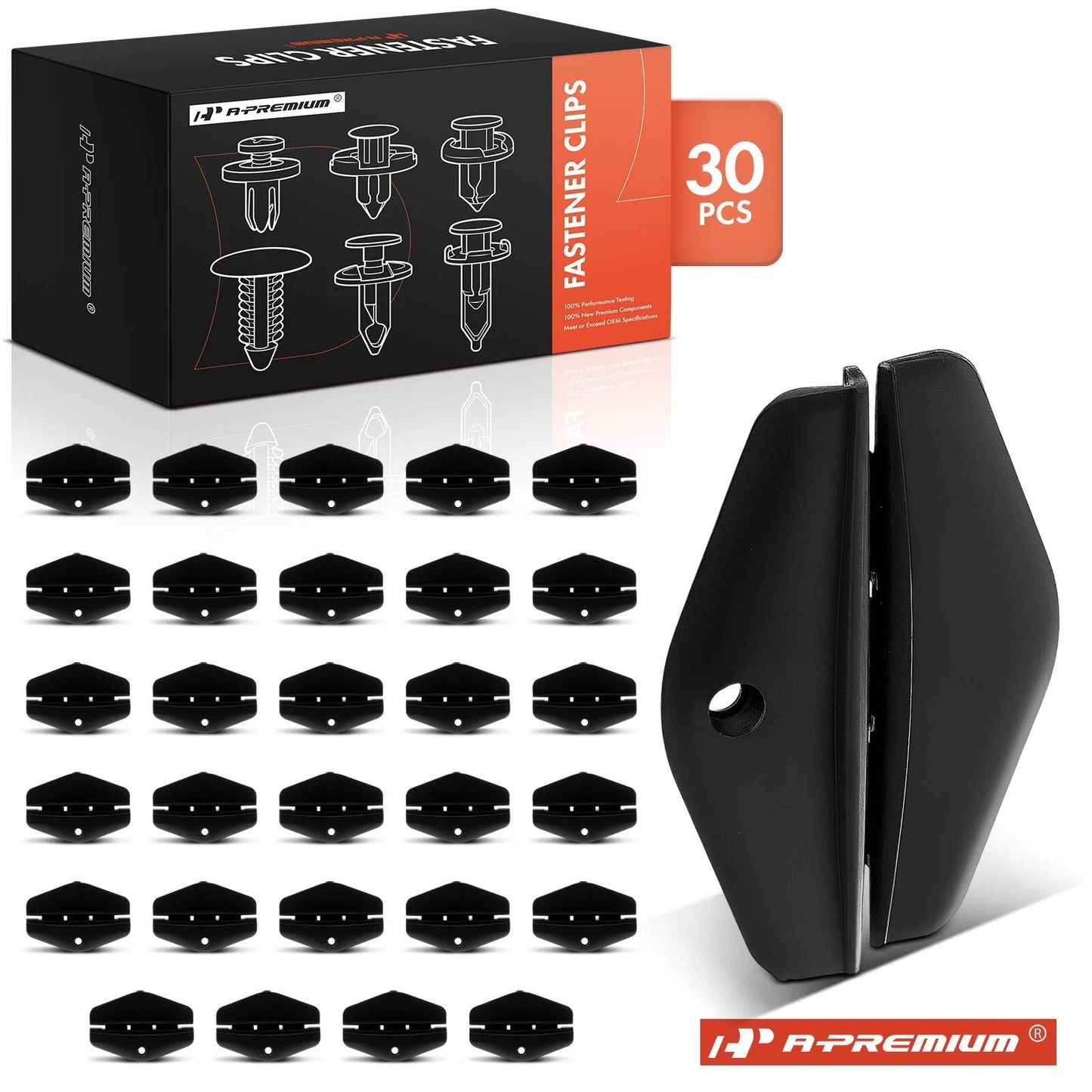 30Pcs Nylon Window Guide Retainer Clips for Buick Cadillac