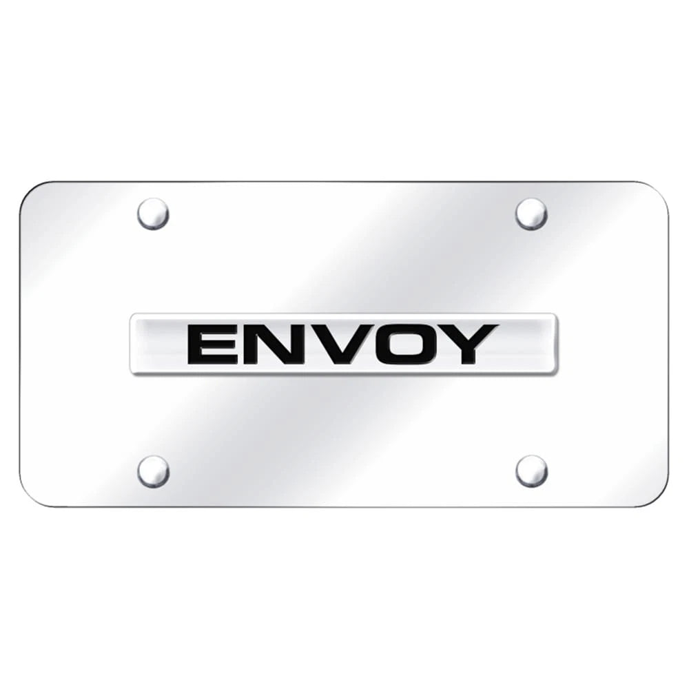 Chrome Name on Chrome License Plate - Officially Licensed for GMC Envoy