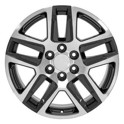 20 Inch Gunmetal Machined Wheel Replacement for Chevy Express 1500 (2003–2014)
